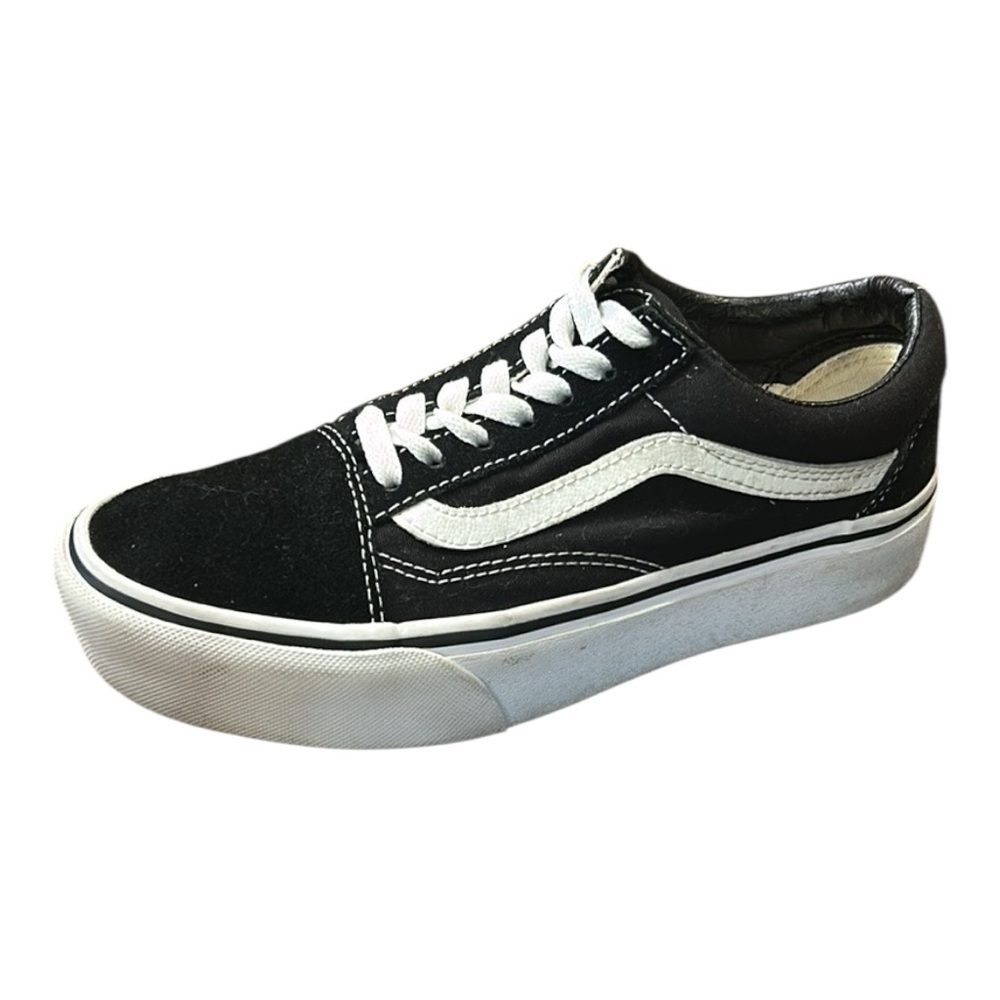 VANS Old Skool Plat Classics Black White Men's Size 5.0 Women’s 6.5 - Picture 4 of 9